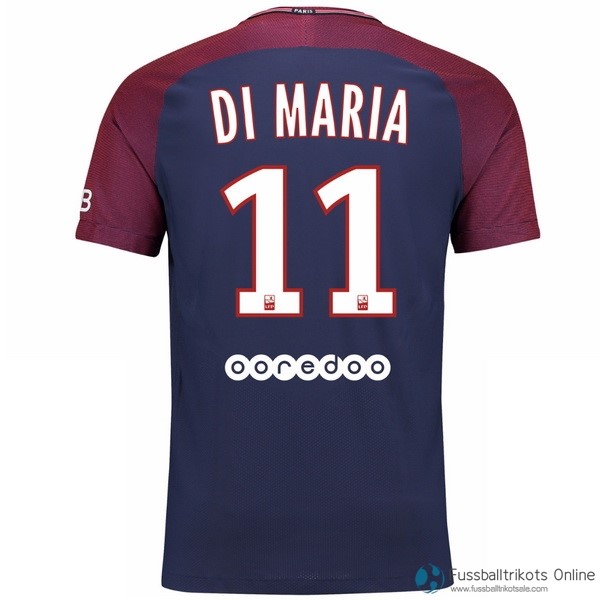 Paris Saint Germain Trikot Heim Di Maria 2017-18 Fussballtrikots Günstig